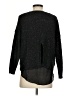 Jennifer Lopez Metallic Black Pullover Sweater Size S - photo 2