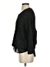 Jennifer Lopez Metallic Black Pullover Sweater Size S - photo 5