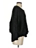 Jennifer Lopez Metallic Black Pullover Sweater Size S - photo 4