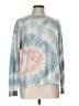 Minnie Rose 100% Cashmere Tie-dye Blue Cashmere Pullover Sweater Size L - photo 1