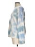 Minnie Rose 100% Cashmere Tie-dye Blue Cashmere Pullover Sweater Size L - photo 5