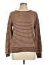 Staccato 100% Polyester Stripes Brown Pullover Sweater Size L - photo 1