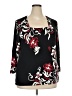 Chico's Black 3/4 Sleeve T-Shirt Size XXL (4) - photo 1