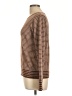 Staccato 100% Polyester Stripes Brown Pullover Sweater Size L - photo 5