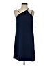 Fab'rik 100% Polyester Solid Blue Casual Dress Size S - photo 1