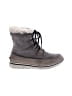 Sorel 100% Leather Gray Ankle Boots Size 7 - photo 1