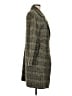 Max Studio Chevron-herringbone Plaid Tan Gray Coat Size M - photo 4