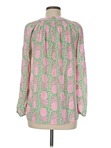 Lilly Pulitzer Long Sleeve Silk Top (view 2)