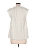 True Craft 100% Cotton Ivory Sleeveless Blouse Size L - photo 2