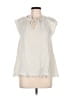 True Craft 100% Cotton Ivory Sleeveless Blouse Size L - photo 1