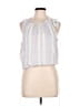 Splendid 100% Cotton Silver Sleeveless Blouse Size L - photo 1