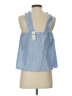 Waverly Grey 100% Cotton Blue Sleeveless Blouse Size S - photo 2