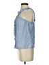 Waverly Grey 100% Cotton Blue Sleeveless Blouse Size S - photo 5