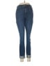 Good American Chevron-herringbone Blue Jeans Size 8 - photo 1