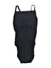 Speedo Solid Black One Piece Swimsuit Size 8 - photo 2