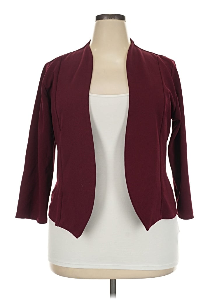 Pre-owned Moa Moa Cardigan Sweater In Burgundy