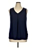 BLOOMCHIC Blue Sleeveless T-Shirt Size 14 - 16 - photo 1