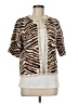 Chico's Animal Print Brown Cardigan Size Med (1) - photo 1