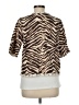 Chico's Animal Print Brown Cardigan Size Med (1) - photo 2