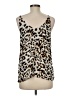 Shinestar 100% Polyester Brown Sleeveless Top Size M - photo 2