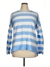 Crown & Ivy Stripes Blue Pullover Sweater Size XL - photo 1