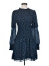 Parker 100% Polyester Blue Casual Dress Size S - photo 1