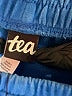 Tea 100% Cotton Graphic Blue Shorts Size 6 - photo 3