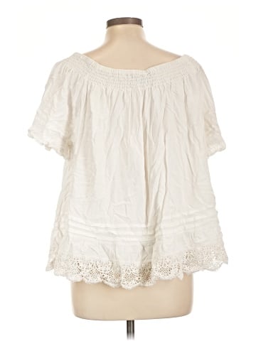 City Chic Short Sleeve Blouse (view 2)