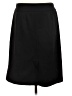 George Solid Black Casual Skirt Size 10 - photo 2