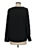 Ann Taylor LOFT 100% Polyester Black Long Sleeve Blouse Size M - photo 2