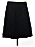 Theory Solid Black Wool Skirt Size 8 - photo 1