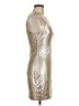 Guess 100% Polyester Metallic Silver Cocktail Dress Size M - photo 4