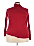 Apostrophe Burgundy Long Sleeve Turtleneck Size 22 - photo 1