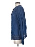 Point Sur Blue Long Sleeve Blouse Size S - photo 5