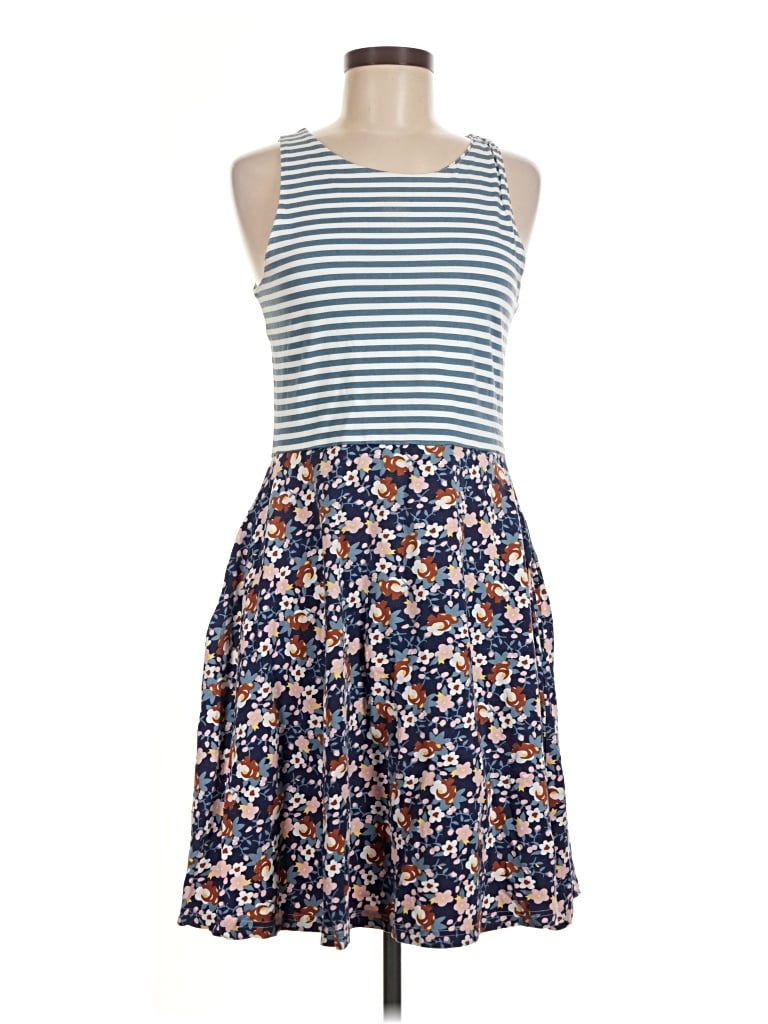 Pre-owned Pact Casual Dress In Blue
