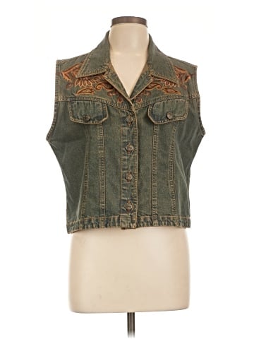 Signature Gordon & James Denim Vest (view 1)