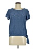 Wrapper Blue Short Sleeve Top Size M - photo 1