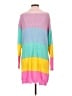Shein 100% Acrylic Color Block Pink Cardigan Size S - photo 2