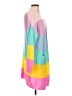 Shein 100% Acrylic Color Block Pink Cardigan Size S - photo 4