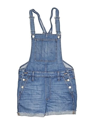 Madewell Adirondack Short Overalls in Denville Wash (view 1)