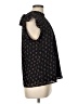 DR2 100% Polyester Black Sleeveless Blouse Size L - photo 4