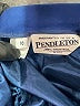 Pendleton 100% Wool Solid Blue Wool Skirt Size 10 Petite - photo 4
