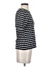 Ann Taylor Houndstooth Black Short Sleeve Turtleneck Size XS (petite) - photo 4