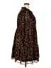 J.Crew 100% Polyester Animal Print Brown Casual Dress Size XXL - photo 4