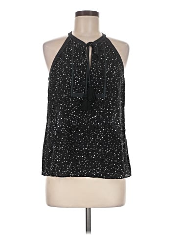 Greylin Sleeveless Silk Top (view 1)