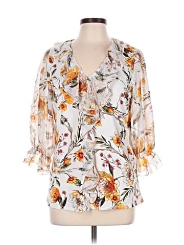 Perseption Concept 3/4 Sleeve Blouse (view 1)