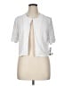 Perceptions White Short Sleeve Blouse Size XL - photo 1
