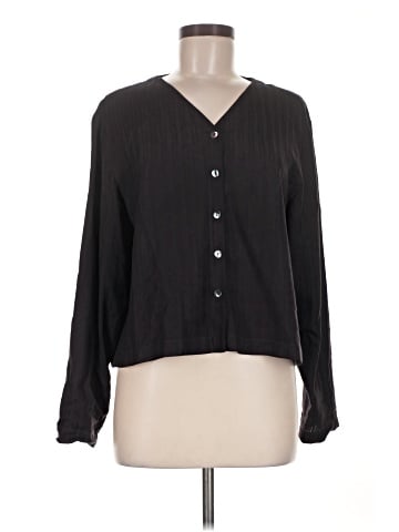 Eileen Fisher Long Sleeve Silk Top (view 1)
