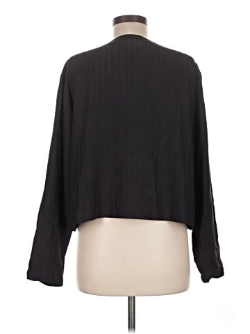 Eileen Fisher Long Sleeve Silk Top (view 2)