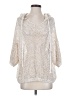 Pol 100% Polyester Ivory Poncho Size S - photo 1